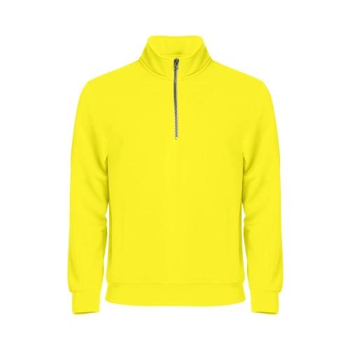 Basic halfzip signaalgeel,3xl