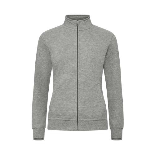 Basic cardigan dames grijsmelange,l