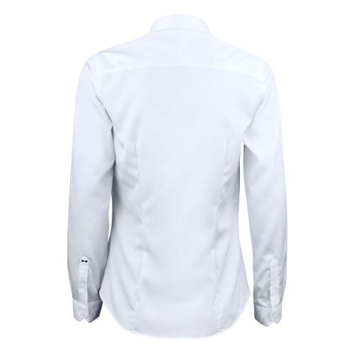 GB01 twill overhemd dames wit,3xl