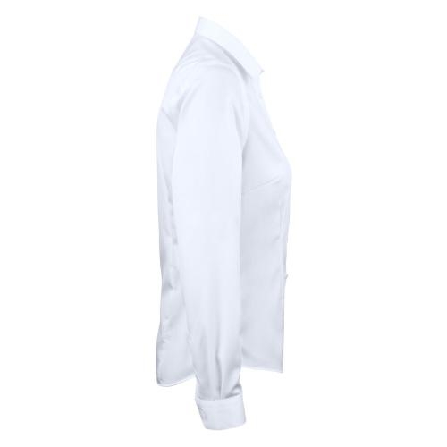 GB01 twill overhemd dames wit,3xl