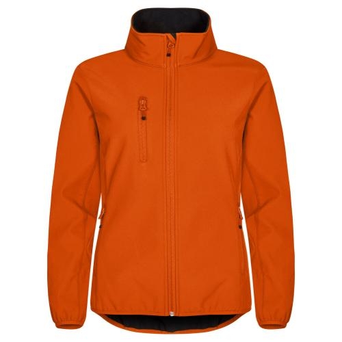 Classic Softshell jas dames diep-oranje,2xl