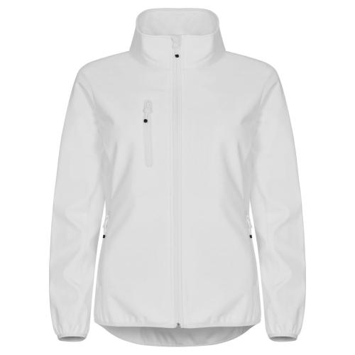 Classic Softshell jas dames wit,2xl