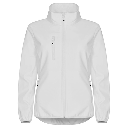 Classic Softshell jas dames wit,2xl