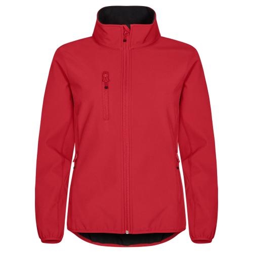 Classic Softshell jas dames rood,2xl