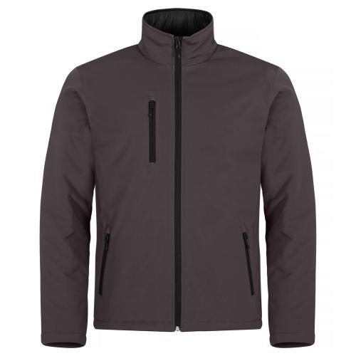 Gewatteerde softshell jas donkergrijs,2xl
