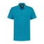 Basic Mix Polo heren turquoise,l