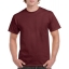 T-shirt Heavy katoen maroon,l