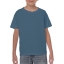 Gildan heavyweight kinder T-shirt indigo blue,l