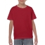 Gildan heavyweight kinder T-shirt cardinal red,l