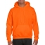 Sweatshirt met capuchon Ultra safety orange,l