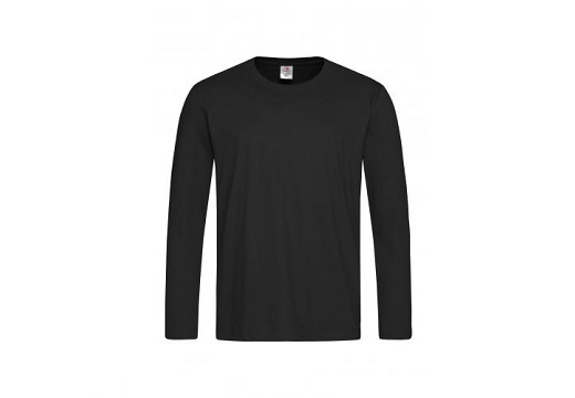 zwarte trui met lange mouwen