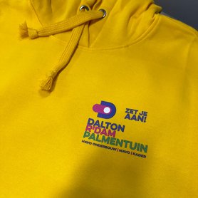 Gele hoody